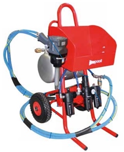 Ecologische trolley met airtank